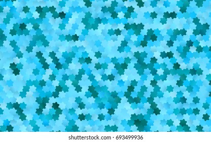 Light BLUE vector low poly background. A sample with a polygonal design. Low poly illustration, low polygonal background.