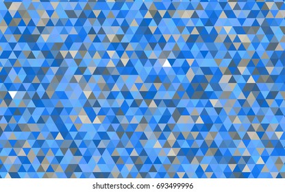 Light BLUE vector low poly background. Glitter abstract illustration with an elegant design. The completely new template can be used for your brand book.