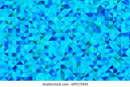 Light BLUE vector low poly template. Shining colored illustration in a brand-new style. The elegant pattern can be used as part of a brand book.