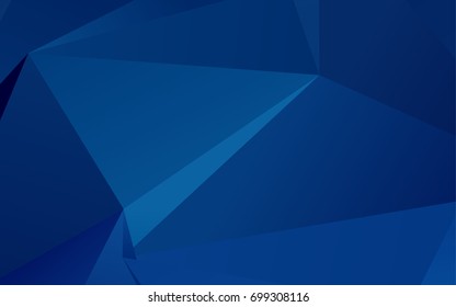 Light BLUE vector low poly template. Triangular geometric sample with gradient.  The polygonal design can be used for your web site.