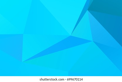 Light BLUE vector low poly pattern. Colorful abstract illustration with gradient. The textured pattern can be used for background.