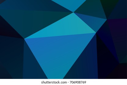 Light BLUE vector low poly background. An elegant bright illustration with gradient. The polygonal design can be used for your web site.