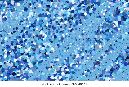 Light BLUE vector low poly background. A sample with a polygonal design. Illustration in polygonal style with repeating squares