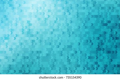 Light BLUE vector low poly background. A sample with a polygonal design. Illustration in polygonal style with repeating squares