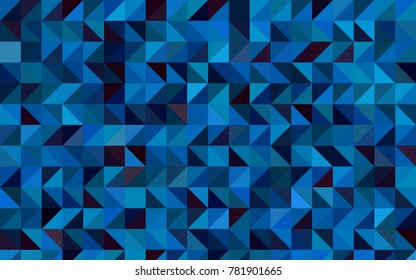 Light BLUE vector low poly pattern. A vague abstract illustration with gradient. The textured pattern can be used for background.