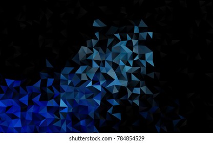 Light BLUE vector low poly background. Creative illustration in halftone style with gradient. A completely new design for your business.