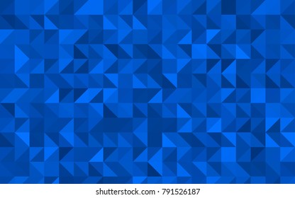 Light BLUE vector low poly pattern. A completely new color illustration in a vague style. The polygonal design can be used for your web site.