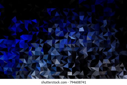 Light BLUE vector low poly background. An elegant bright illustration with gradient. The completely new template can be used for your brand book.