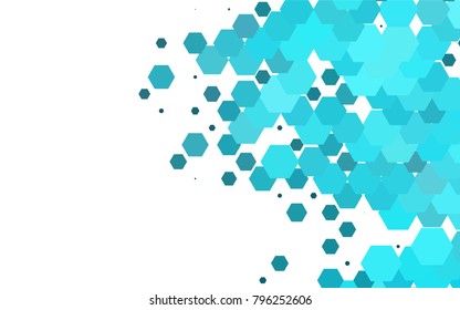 Light BLUE vector low poly background. A sample with a polygonal design. Low poly illustration, low polygonal background.