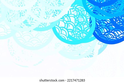 Light BLUE vector Modern abstract illustration with colorful water drops. Modern abstract illustration with colorful water drops. Modern template for landing page.