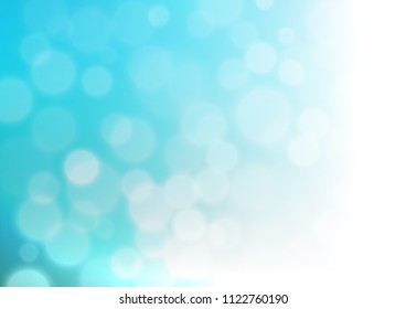 Light BLUE vector modern bokeh pattern. Glitter abstract illustration with an elegant design. The template for backgrounds of cell phones.