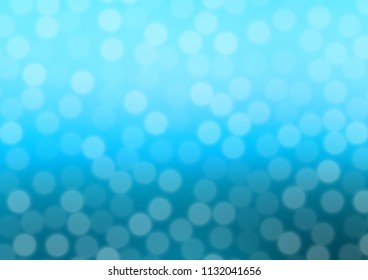 Light BLUE vector modern bokeh pattern. Modern geometrical abstract illustration with gradient. The blurred design can be used for your web site.