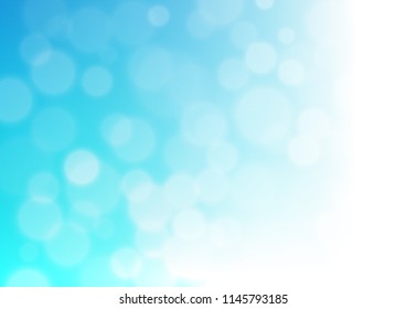 Light BLUE vector modern bokeh pattern. Colorful illustration in abstract style with gradient. The blurred design can be used for your web site.