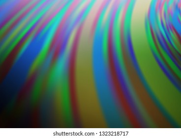 Light BLUE vector modern bokeh pattern. Colorful illustration in abstract style with gradient. The template can be used for your brand book.