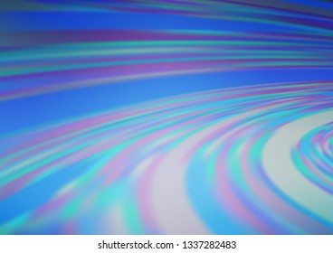 Light BLUE vector modern bokeh pattern. Creative illustration in halftone style with gradient. The elegant pattern for brand book.