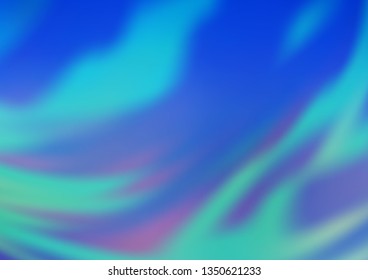 Light BLUE vector modern bokeh pattern. A vague abstract illustration with gradient. The background for your creative designs.