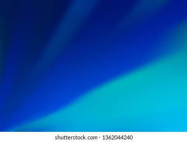 Light BLUE vector modern bokeh pattern. Modern geometrical abstract illustration with gradient. A completely new template for your design.