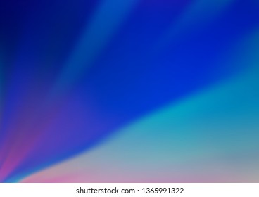 Light BLUE vector modern bokeh pattern. Colorful illustration in abstract style with gradient. A completely new template for your design.