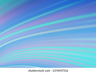 Light BLUE vector modern bokeh pattern. Creative illustration in halftone style with gradient. The background for your creative designs.