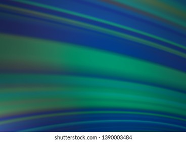 Light BLUE vector modern bokeh pattern. Creative illustration in halftone style with gradient. The blurred design can be used for your web site.