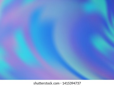 Light BLUE vector modern bokeh pattern. Creative illustration in halftone style with gradient. A completely new template for your design.