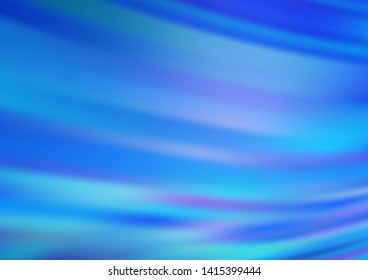 Light BLUE vector modern bokeh pattern. A vague abstract illustration with gradient. The template can be used for your brand book.