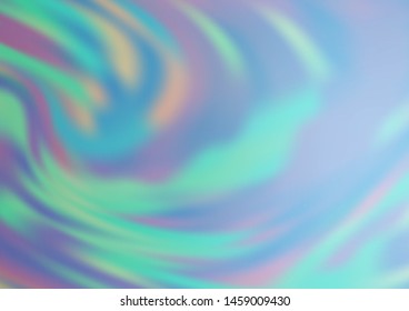 Light BLUE vector modern bokeh pattern. Modern geometrical abstract illustration with gradient. The background for your creative designs.