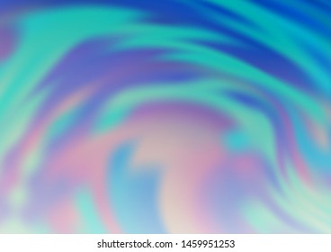 Light BLUE vector modern bokeh pattern. Creative illustration in halftone style with gradient. Brand new style for your business design.