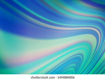 Light BLUE vector modern bokeh pattern. Colorful illustration in abstract style with gradient. The background for your creative designs.