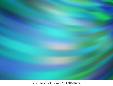 Light BLUE vector modern bokeh pattern. An elegant bright illustration with gradient. The template for backgrounds of cell phones.