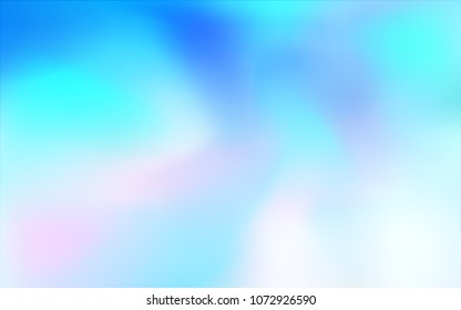 Light BLUE vector modern elegant backdrop. Brand-new colored illustration in blurry style with gradient. The elegant pattern can be used as part of a brand book.