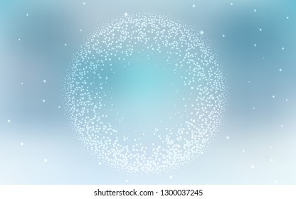 Light BLUE vector modern elegant layout. Glitter abstract illustration with gradient design. New style for your business design.