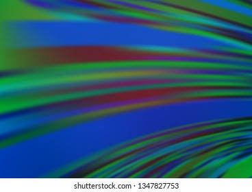 Light BLUE vector modern elegant template. A completely new color illustration in a bokeh style. The blurred design can be used for your web site.
