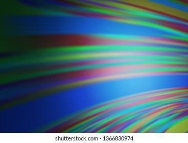 Light BLUE vector modern elegant template. Colorful illustration in blurry style with gradient. The template can be used for your brand book.