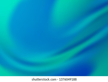 Light BLUE vector modern elegant template. A completely new color illustration in a bokeh style. The template can be used for your brand book.