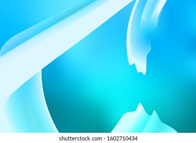 Light BLUE vector modern elegant backdrop. A completely new colored illustration in blur style. The best blurred design for your business.