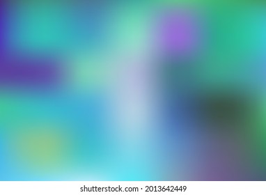 Hell BLAU, Vektorgrafik, moderner, eleganter Hintergrund. Farbige Illustration im abstrakten Stil mit Farbverlauf. Bestes unscharfes Design für Ihr Unternehmen.