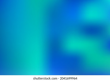 Vector ligero AZUL moderno y elegante plantilla. Una ilustración de color completamente nueva en un estilo bokeh. Mejor diseño borroso para su negocio.