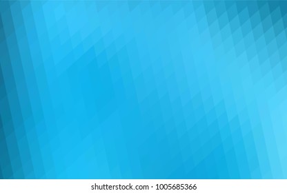 Light BLUE vector modern geometrical background. Abstract template. Geometric pattern in square style with gradient.