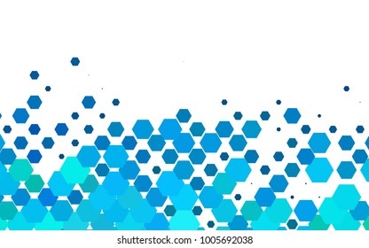 Light BLUE vector modern geometrical abstract background. Texture, brand-new background. Geometric background in Origami style with gradient. 