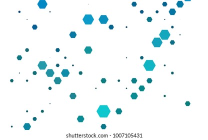 Light BLUE vector modern geometrical abstract background. Texture, brand-new background. Geometric background in Origami style with gradient. 