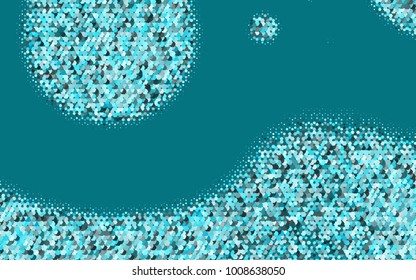 Light BLUE vector modern geometrical abstract background. Texture, brand-new background. Geometric background in Origami style with gradient. 