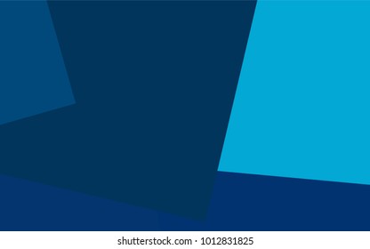 Light BLUE vector modern geometrical background. Abstract template. Geometric pattern in square style with gradient.