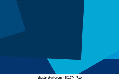 Light BLUE vector modern geometrical background. Abstract template. Geometric pattern in square style with gradient.