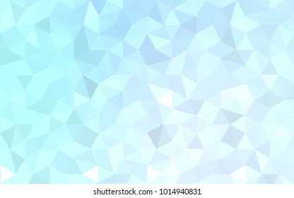 Light BLUE vector modern geometrical abstract background. Texture, new background. Geometric background in Origami style with gradient. 