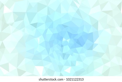 Light BLUE vector modern geometrical abstract background. Texture, new background. Geometric background in Origami style with gradient. 