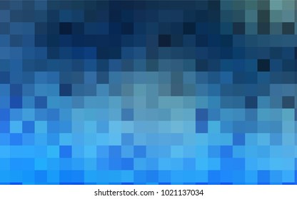 Light BLUE vector modern geometrical background. Abstract template. Geometric pattern in square style with gradient.