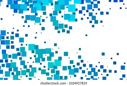 Hellblauer, Vektorgrafik moderner geometrischer Hintergrund. Abstrakte Vorlage. Geometrisches Muster im quadratischen Stil mit Farbverlauf.