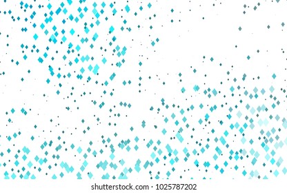 Light BLUE vector modern geometrical background. Abstract template. Geometric pattern in square style with gradient.