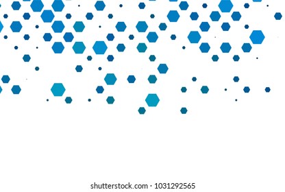 Light BLUE vector modern geometrical abstract background. Texture, brand-new background. Geometric background in Origami style with gradient. 